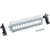 Hager-Patchpanel 12M be modulių, skirta TS bėgiui