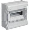 Hager Polo VE112SN Moduliniai skirstomieji įrenginiai 1x12, montuojami ant paviršiaus, atsparūs UV spinduliams IP65 Vector VE112SN