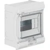 Hager Polo VE106SN Modulinis skirstomasis skydas 1x6, montuojamas ant paviršiaus, atsparus UV spinduliams IP65 Vector VE106SN