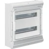 Hager Polo Hager 2x18 modulinis skirstomasis skydelis UV atsparaus paviršiaus IP65 vektorius VE218SN
