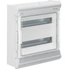 Hager Polo Hager 2x18 modulis skirstomasis skydelis UV atspari UV IP65 Vektorius VE218PN