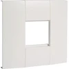 Hager LFF serijos baltas sulankstomas rėmelis 45x45mm