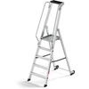 Hailo Ladder mobile platforms Master P80 / aluminum / 5 steps