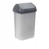 Keeeper Waste bin with rotating lid 10L Swantje 25.5x19x38cm light sidabrinis
