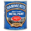 Metalo dažai HAMMERITE SMOOTH FINISH, blizgūs, raudonos sp., 250 ml