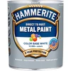 Metalo dažai HAMMERITE SMOOTH FINISH, balta, 0,7 l