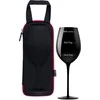 Divinto Gigantiška juoda vyno taurė "Who cares" (750ml)