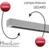 HanksLight Grindų lempa LED stovi lempa, aliuminis, 1200*2146mm, aukštyn 21W/žemyn36W, 4000K