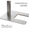 HanksLight Grindų lempa LED stovi lempa, aliuminis, 1200*2146mm, aukštyn 21W/žemyn36W, 4000K