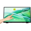 „Hannspree HT240CUA“ kompiuterio monitorius 60,5 cm (23,8 colio) 1920 x 1080 pikselių „Full HD“ LED lietimui jautrus ekranas, juodas