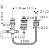 Maišytuvo montavimo dalis Hansgrohe 13439180