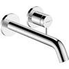 Hansgrohe Praustuvo maišytuvas „Tecturis“, skirtas paslėptam montavimui, montuojamas ant sienos, su 22,5 cm chromuotu snapu