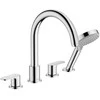 Maišytuvas Hansgrohe Vernis Blend 71456000, chromo, montuojamas į vonios kraštą