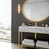 Hansgrohe stiklas su laikikliu AddStoris, poliruoto aukso optika