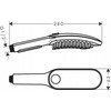 Hansgrohe rokas duša DogShower 150 3jet Select, pink