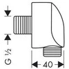 Hansgrohe HG Fixfit kampinis pajungimas DN15