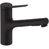 Hansgrohe virtuves izlietnes maisītājs ar izvelkamu dušu Zesis M33-150 2jet, matēts juodas + sBox