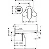 Praustuvo maišytuvas Hansgrohe Rebris S 72528000, chromo