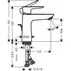 Praustuvo maišytuvas Hansgrohe Talis E 71713990, poliruoto aukso