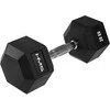 HMS Hex Pro gumuotas hantelis 1 x 20 kg