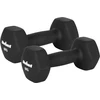 Hantelki HEX 2x6kg neopreno ketaus hanteliai, REBEL ACTIVE
