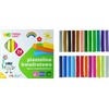 Plastelino rinkinys "happy Color", 24 spalvos