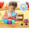 Happy Kiddo Magnetiniai blokeliai, 3D mokomieji vamzdeliai (61 elementas) PicassoTiles