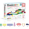Picasso Tiles „Picasso“ plytelės – lenktyninių automobilių trasų rinkinys (PTR50)