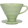 Hario V60-02 keramikinis kavos lašintuvas Smokey Žalias