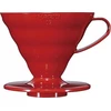 Hario V60-02 ryškiai raudonas plastikinis kavinukas