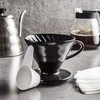 Ceramic coffee dripper Hario V60-02 Matte Juodas
