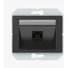 Kompiuterio lizdas VILMA XP 500 be rėmelio (1xRJ45 CAT5E UTP), antracito spalvos