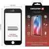 Swissten grūdinto stiklo ekrano apsauga, pro Apple iPhone SE 2020, juoda, tinka dėklui ir spalvotas rėmelis