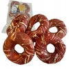 Hau&amp;Miau Pausesnack šunų skanėstas, odinės spurgos, įvyniotos į marmurinę antį, 10-11 cm, 500g
