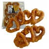 Hau&amp;Miau Pausesnack šunų skanėstas, odinės širdelės, įvyniotos į vištieną, 10 cm, 500g