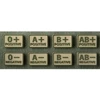 Helikon-Tex Emblemat GRUPA KRWI (komplet - 2vnt..) - PVC - Beż