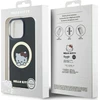Hello Kitty HKHMP16LHSWKK Apple iPhone 16 Pro 6,3″ juodos spalvos kietas dėklas IML Sweet Kitty Magsafe