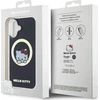 Hello Kitty HKHMP16SHSWKK Apple iPhone 16 6,1″ juodos spalvos kietas dėklas IML Sweet Kitty Magsafe
