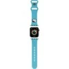 Hello Kitty apyrankė HKAWMSCHBLB Apple Watch 38/40/41mm Mėlyna apyrankė Silicone Kitty Head
