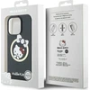 Hello Kitty HKHMP16XHFLBK Apple iPhone 16 Pro Max 6,9″ juodos spalvos kietas dėklas IML Fun bow Magsafe