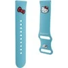 Hello Kitty Universal apyrankė HKUWLSCHBLB Silicone Kitty Head mėlynas 22mm