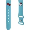 Universali apyrankė (22 mm) Hello Kitty silikoninė Kitty Head (HKUWLSCHBLB) mėlynos spalvos