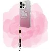 Virvelė telefonui Hello Kitty Pearls and Beads Kitty Charm juodos spalvos