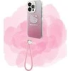 Virvelė telefonui Hello Kitty Nylon Cord Kitty Head rožinės spalvos