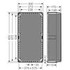 Hensel Korpusas be perkaitimo 300x600x170mm skaidraus gaubto - K0300