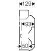 Hensel KV grupės plokštė, 12 modulių, IP54