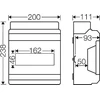 Hensel Modulis 1 x 9 paviršiaus IP54 KV 1609 (61000756)