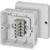 Hensel DE 9345, Polistirenas, Pilkas, IP55, 98 mm, 52 mm, 98 mm