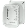 Hensel N / t šakos dėžutė be terminalų 180 x 130 x 77mm pilka IP66 / 67 KF 1000 G (62000057)
