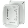 Hensel 62000087 Jungiamoji dėžutė be gnybtų 180x130x77mm pilka IP66/67 KF 1000 H 62000087